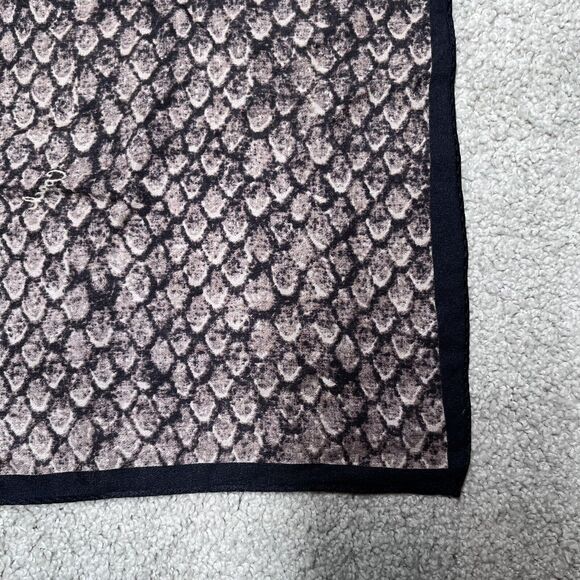 Coach Black and Brown Scarf - Picture 9 of 10